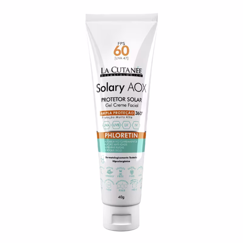 La Cutanée Solary AOX FPS 60 - Protetor Solar Facial 40g