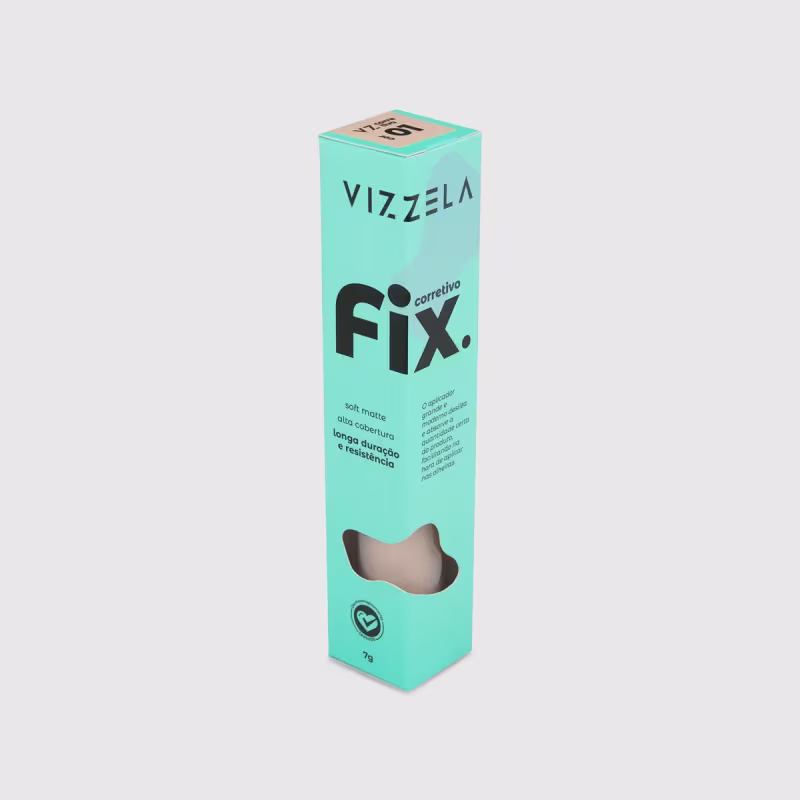 Vizzela Cosméticos Fix  - Corretivo Líquido 7g - Cor-09
