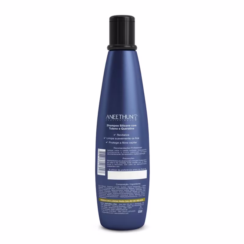 Aneethun Linha A - Kit Shampoo 300 ml + Máscara 500 g + Creme Silicone 250 ml + Creme Silicone Cachos 250 ml
