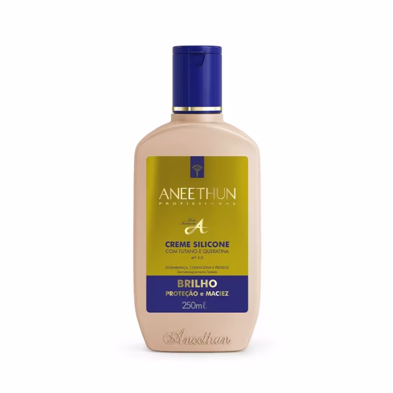 Aneethun Linha A - Kit Shampoo 300 ml + Máscara 500 g + Creme Silicone 250 ml + Creme Silicone Cachos 250 ml