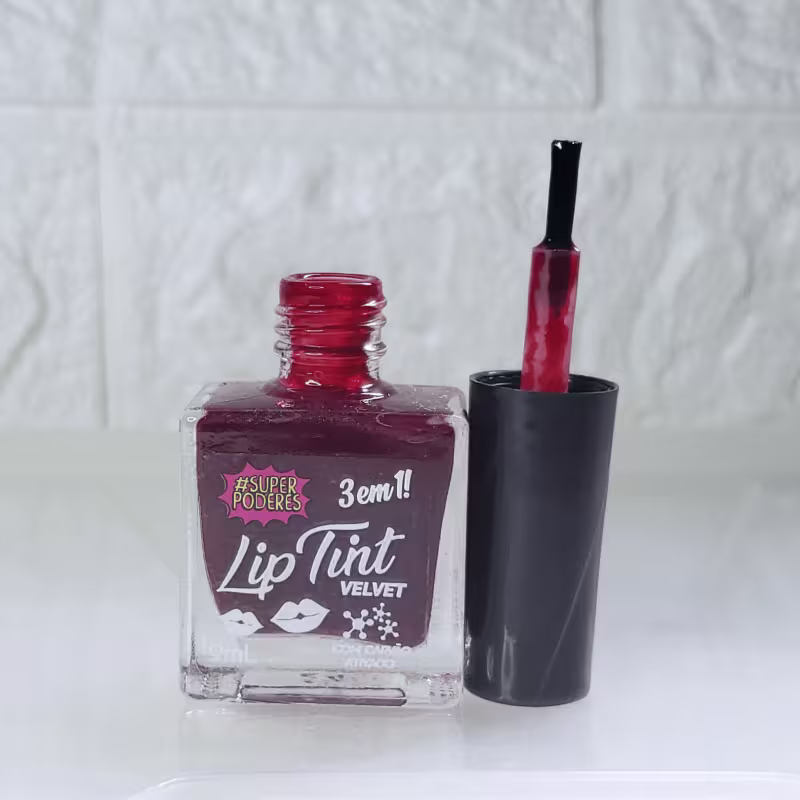 Lip Tint Carvao Ativado 3 em 1  - Super Poderes - Velvet