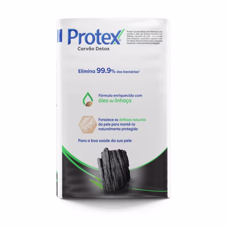 Sabonete em Barra Protex Carvão Detox 8un Leve Mais Pague Menos