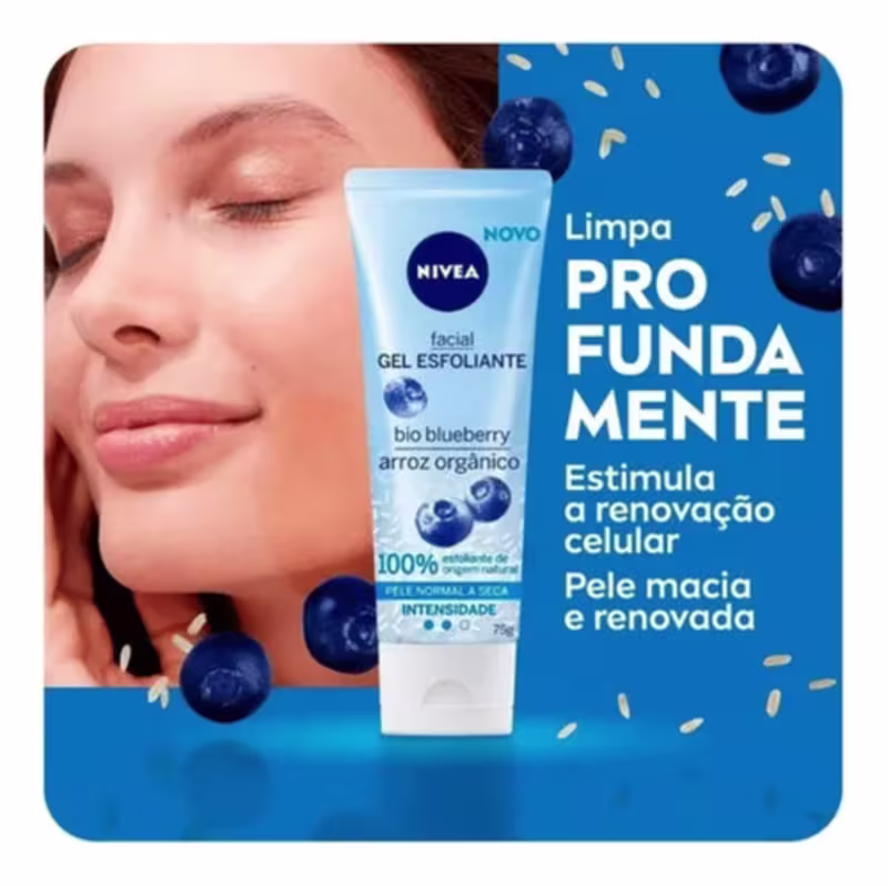 Kit Pele Normal A Seca Nivea-limpeza/demaquilante/esfoliante