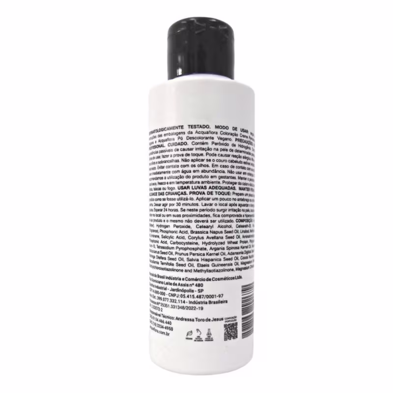 Emulsão Reveladora Vegana Acquaflora 40 Volumes 120ml
