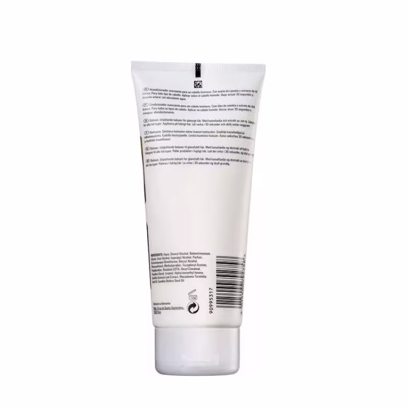 Verso do Condicionador Oil Reflections de Wella Reflections.