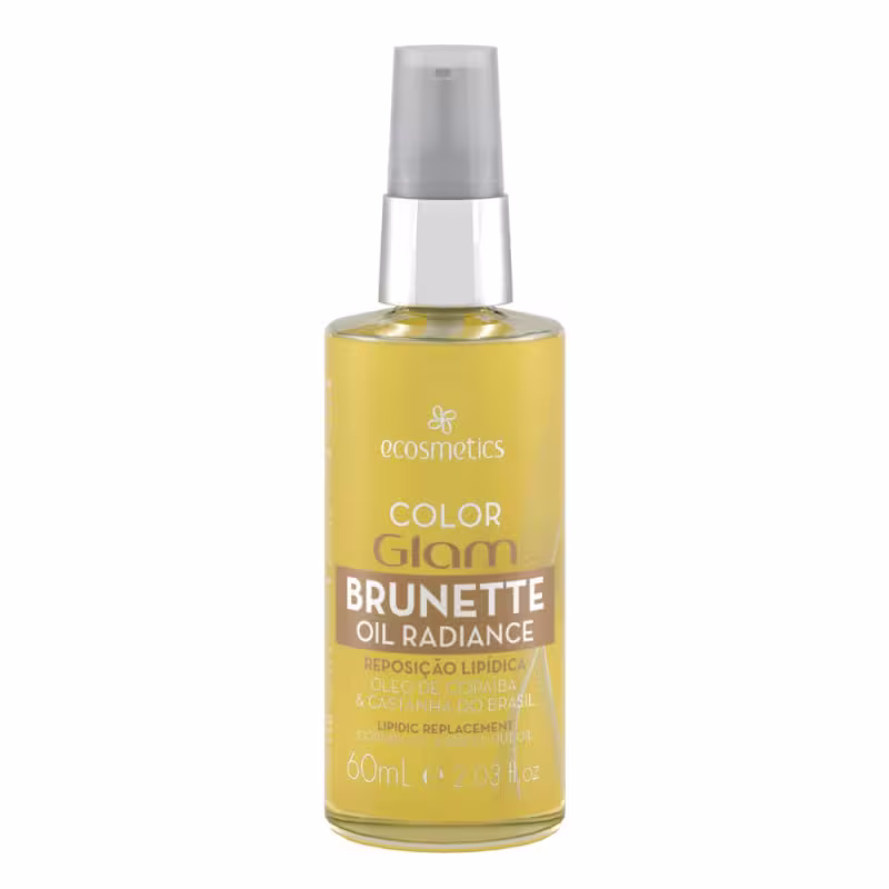 Ecosmetics Color Glam Brunette Oil Radiancecolor - Óleo Capilar 60ml