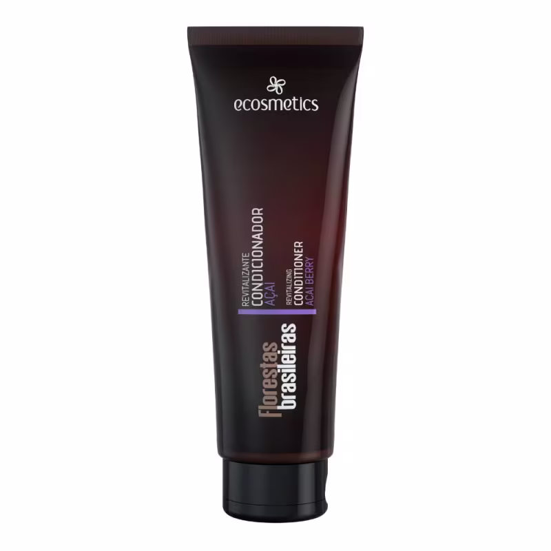 Kit Ecosmetics Florestas Brasileiras Açai Shampoo 250ml, Condicionador 250ml, Máscara 220ml