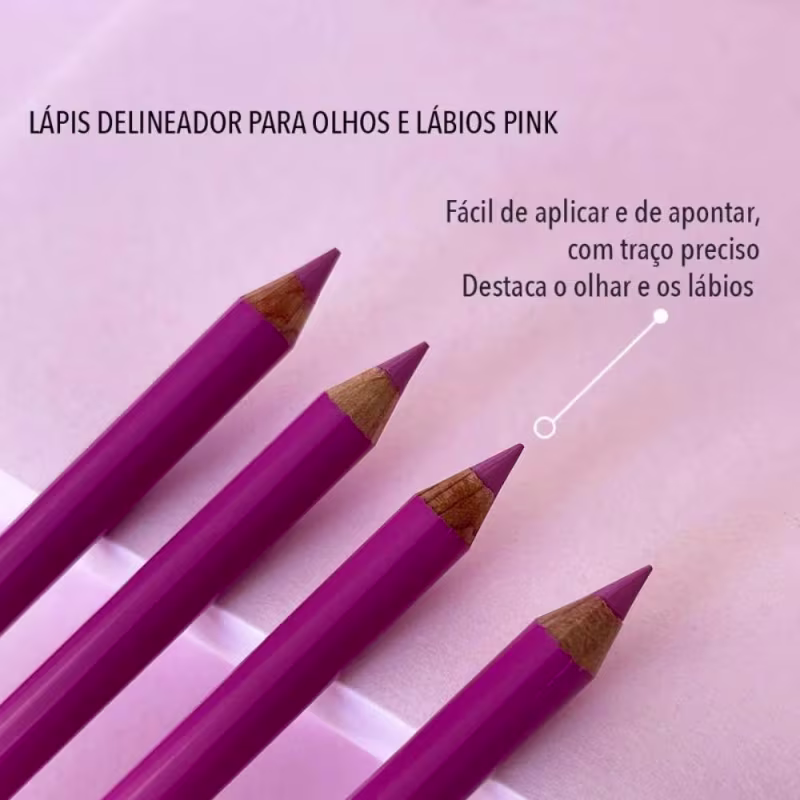 Lápis Delineador para Lábios Pink Koloss 1,14g