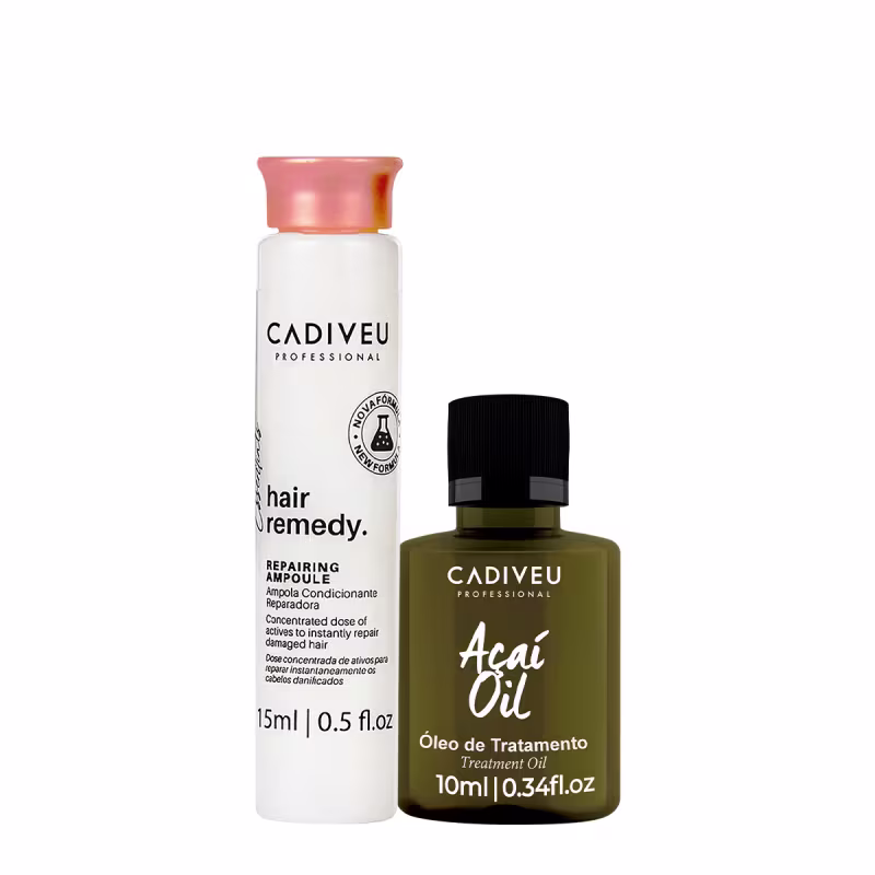 Kit Cadiveu Essentials Hair Remedy Reparadora e Açaí Oil (2 produtos)