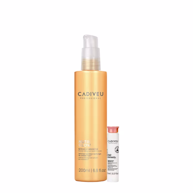 Kit Cadiveu Professional Essentials Hair Remedy Dose Reparadora e Nutri Glow Booster (2 produtos)