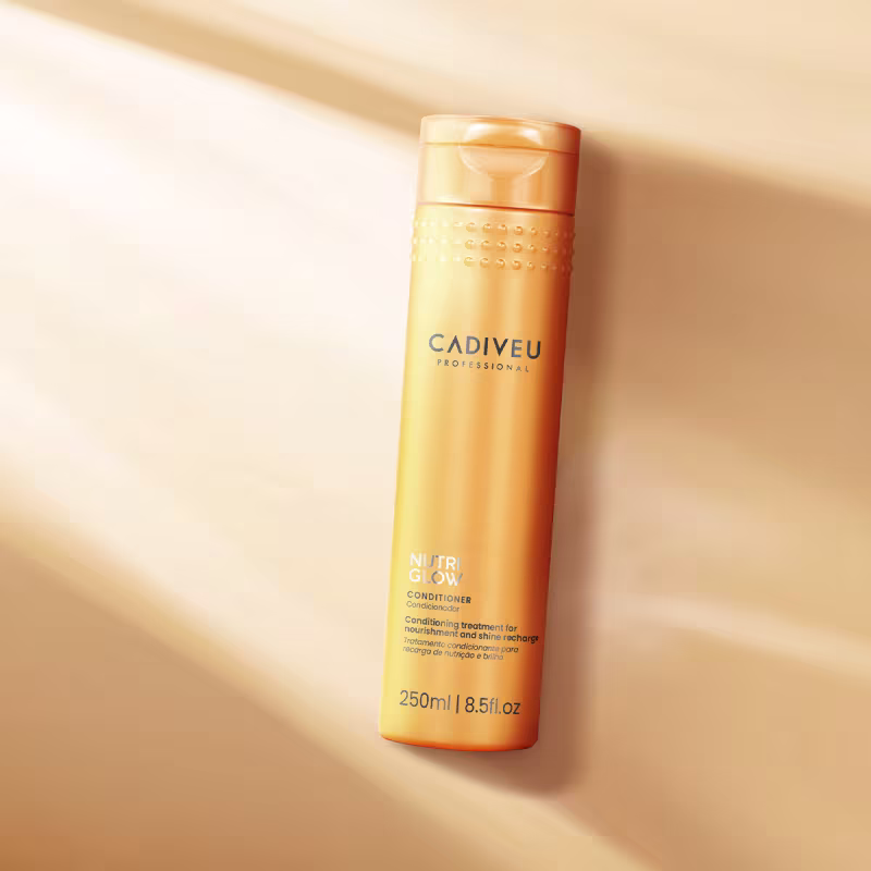 Kit Cadiveu Professional Nutri Glow Shampoo G Condicionador Máscara Fluído G e Açaí Oil 60 (5 produtos)
