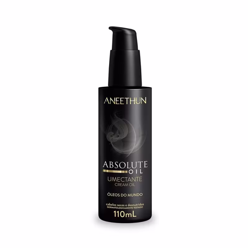 Kit Aneethun Absolute Oil - Máscara 1kg + Finalizador 210ml + Umectante Capilar 110ml