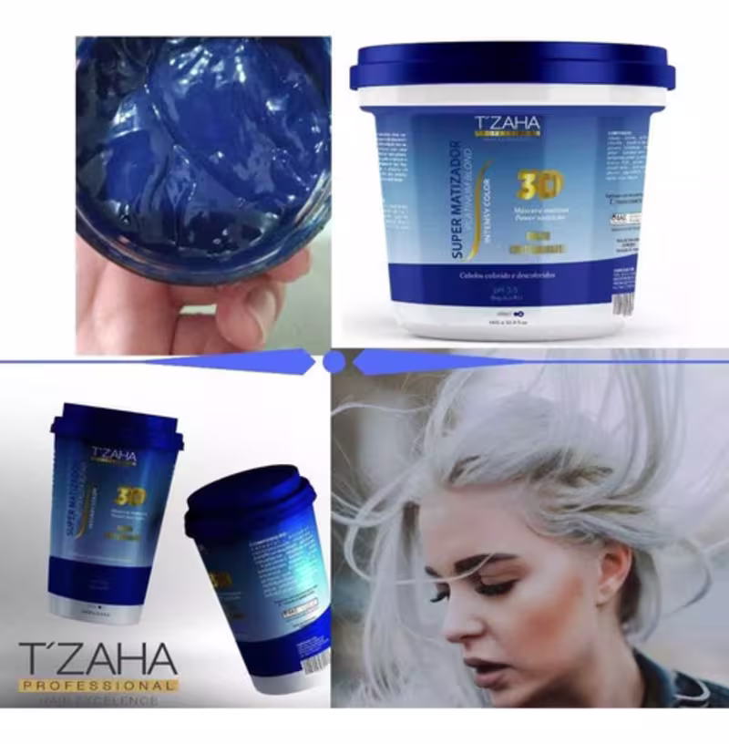 Tzaha Professional Hair Excelence Intensy Color Blond - Máscara Matizadora 1Kg