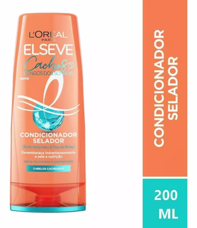 Kit Elseve Cachos Longos Do Sonhos Completo 6 Itens