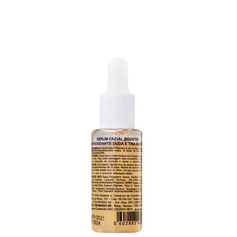 Duda e Tina Vegan Beauty Booster Antioxidante - Sérum Facial 30ml