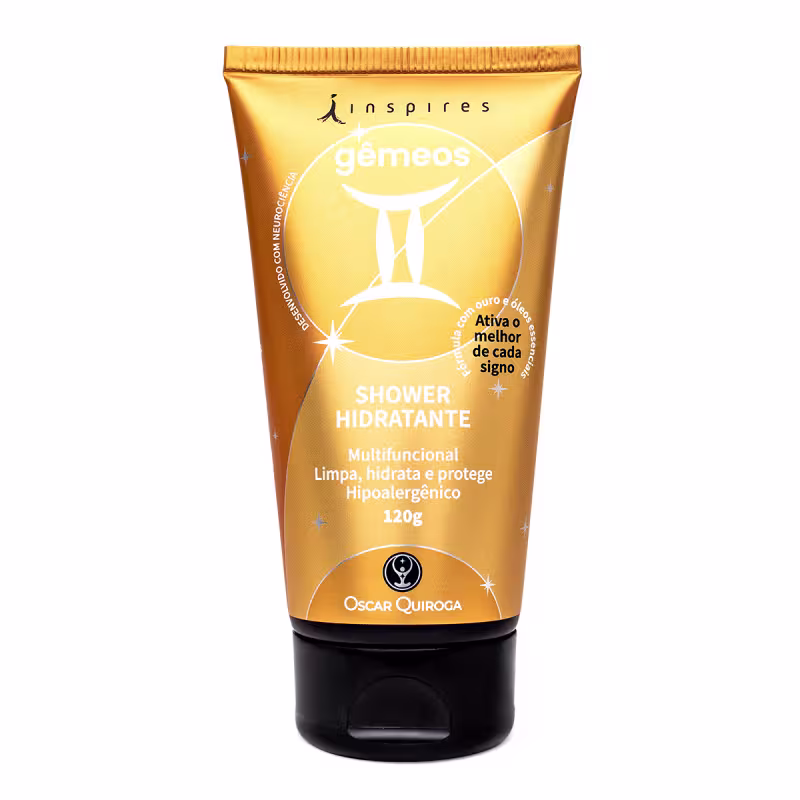 Inspires Oscar Quiroga Gêmeos - Shower Hidratante 120g
