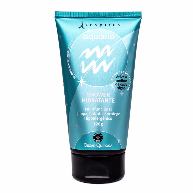 Inspires Oscar Quiroga Aquário - Shower Hidratante 120g