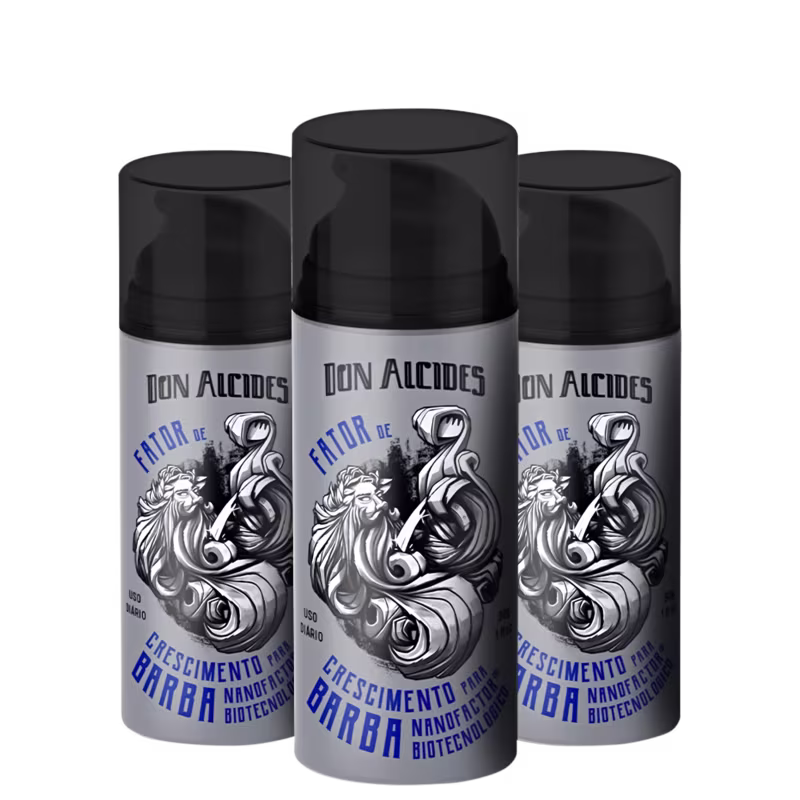 Kit Don Alcides Fator de Crescimento Trio (3 Unidades)