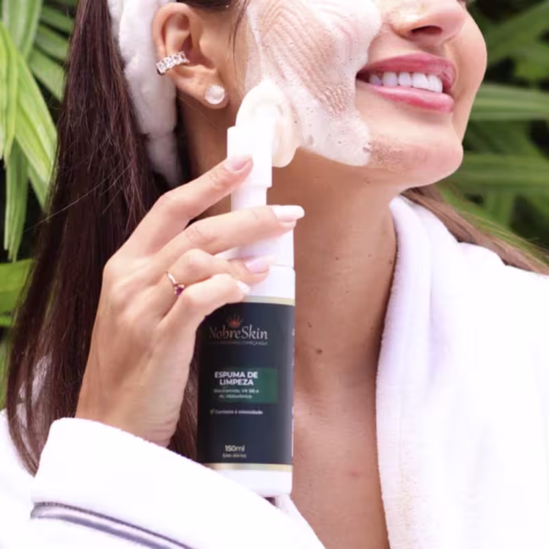 Nobre Skin Combate à Oleosidade - Espuma de Limpeza Facial 150ml