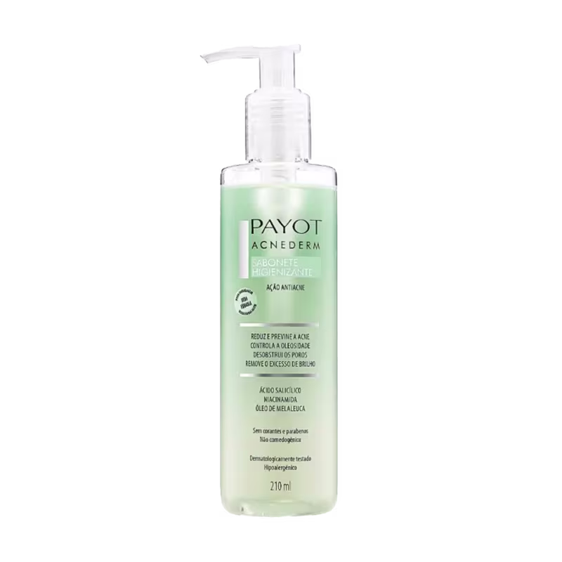 Payot Acnederm Sabonete Liquído + Loção Tônica + Gel Hidratante