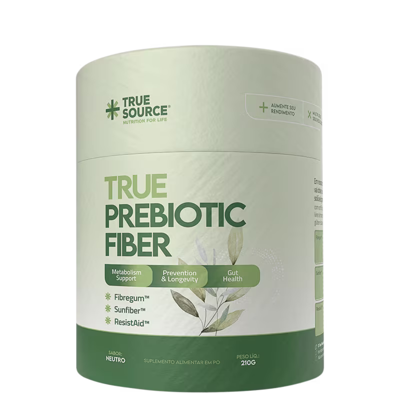 True Source Prebiotic Fiber Neutro - Suplemento Alimentar 210g
