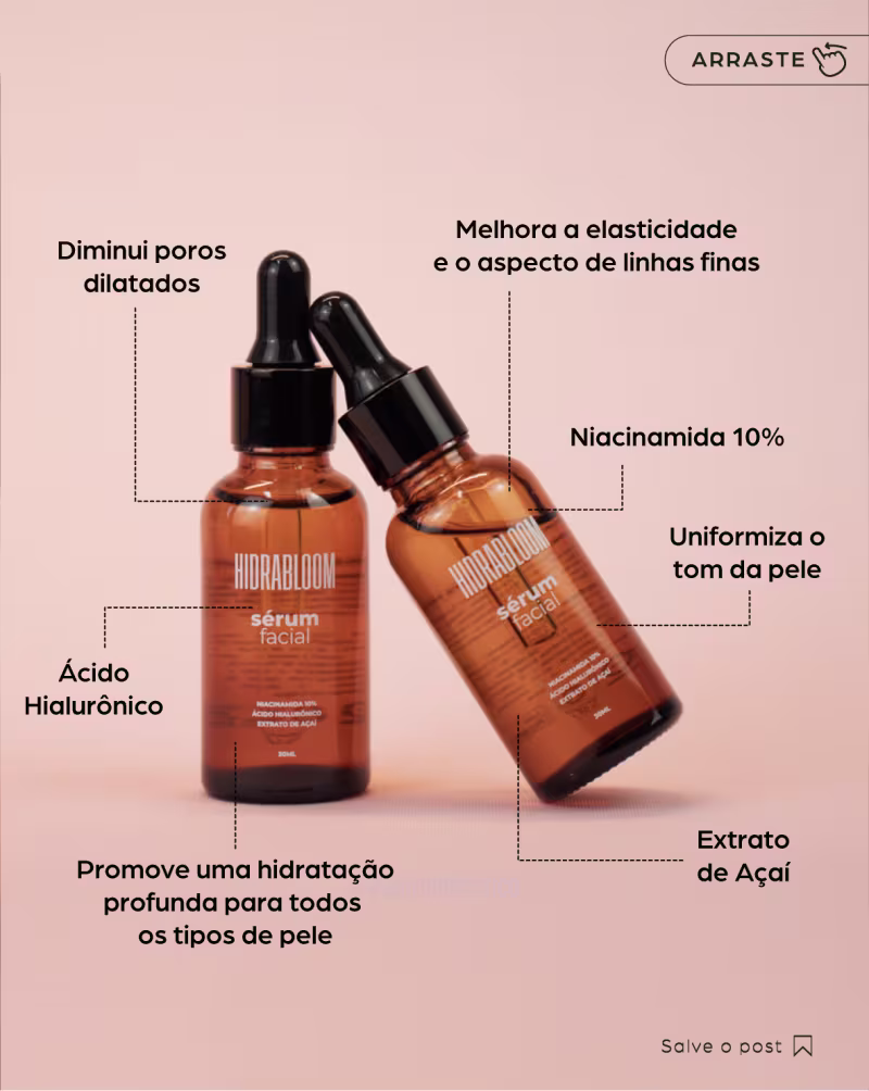 Kit Bloom Cosméticos Hidra Double (2 Unidades)