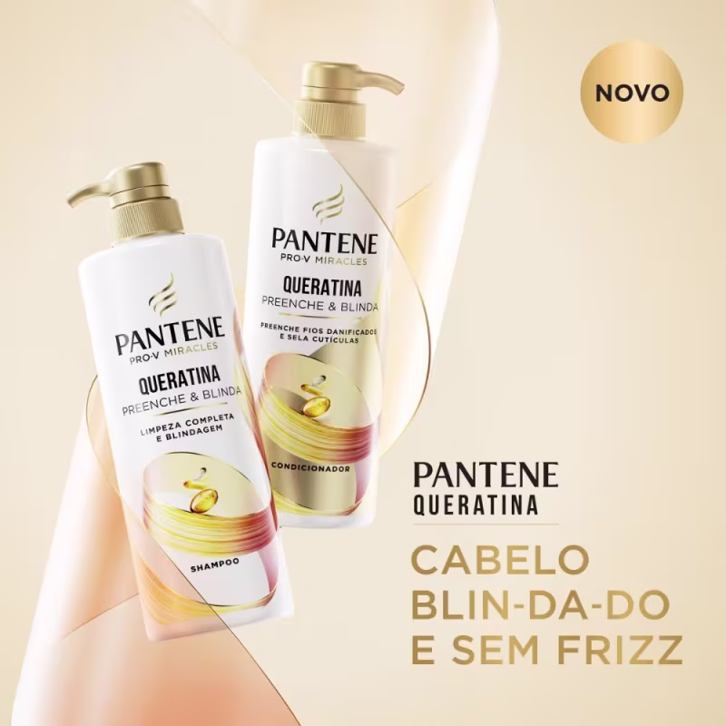 Condicionador Pantene Pro-V Miracles Queratina, 510ml.