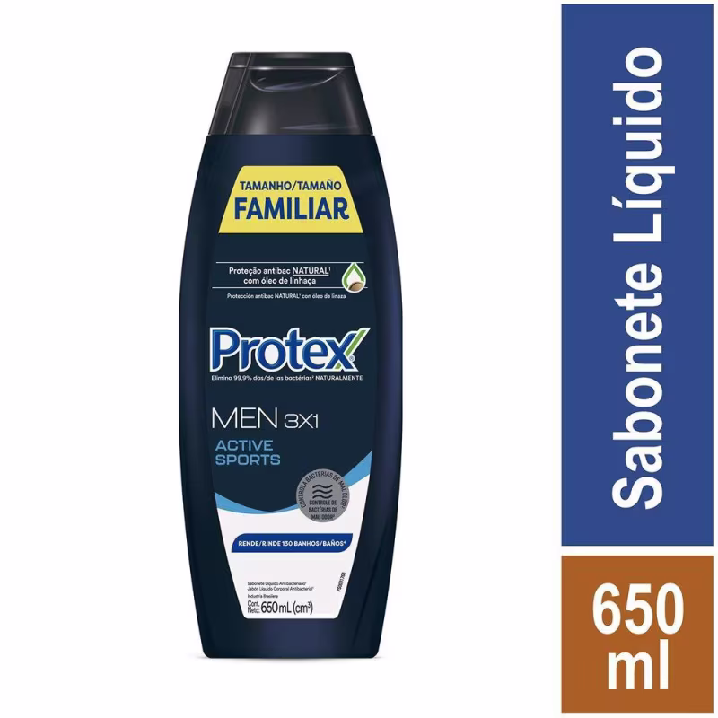 Sabonete Líquido Protex Men Sport 650ml