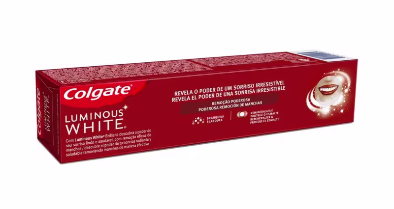 Creme Dental Clareador Colgate Luminous White Brilliant Mint 140G