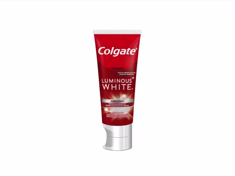 Creme Dental Clareador Colgate Luminous White Brilliant Mint 140G
