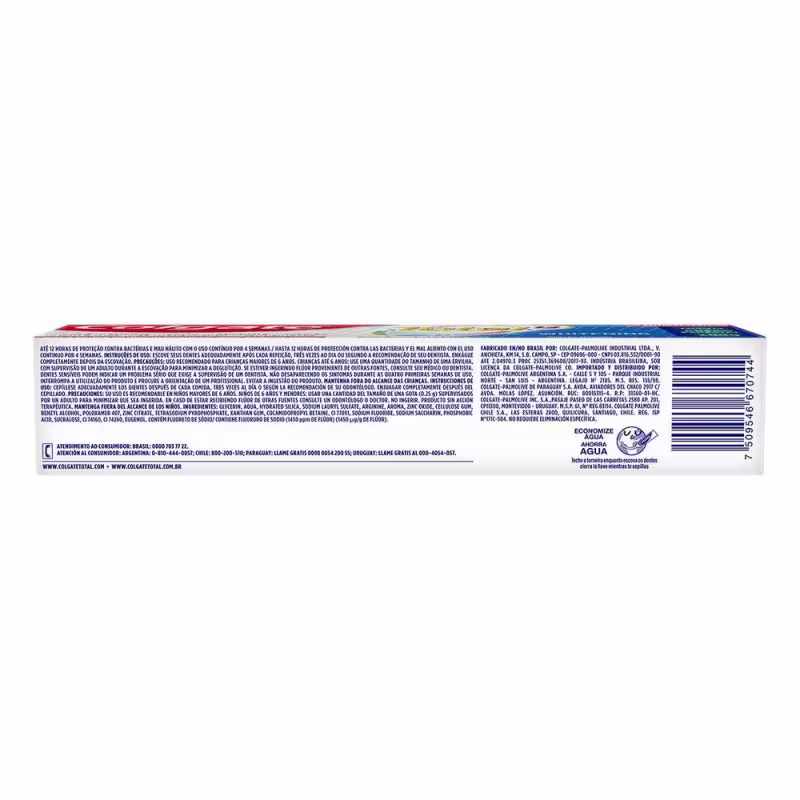Creme Dental Colgate Total 12 Whitening 180g