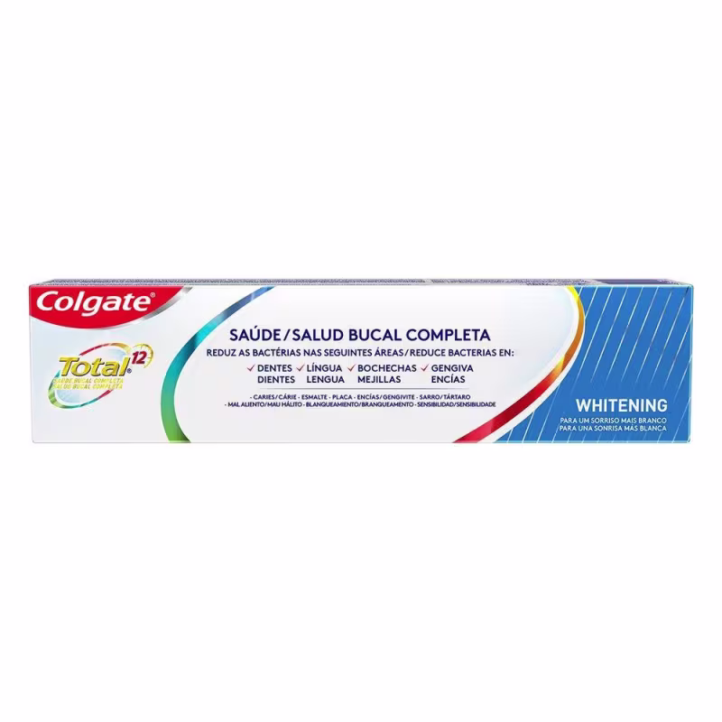 Creme Dental Colgate Total 12 Whitening 180g