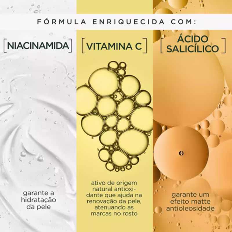 Kit Cuidado Facial Clareador Vitamina C Garnier 3 Itens