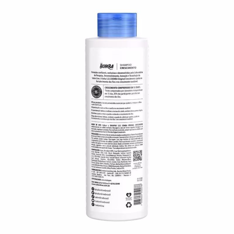 Kit Salon Line S.O.S Bomba Trio Care. 3 produtos.