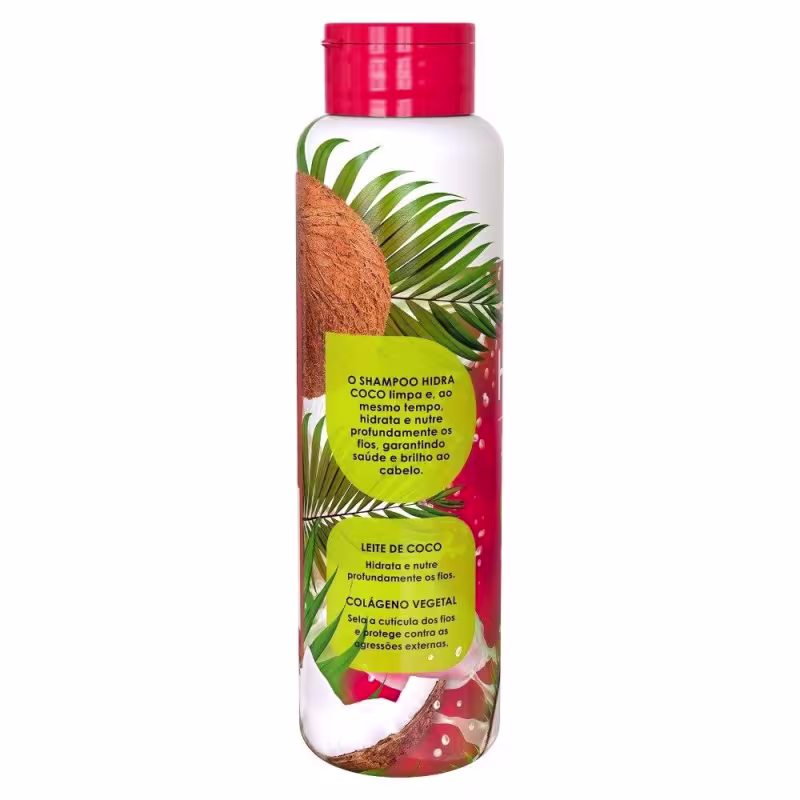 Kit Hidratação com Protetor Solar para Cabelos Hidra Coco Salon Line