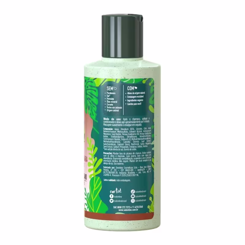 Kit Maria Natureza Nutrição Extraordinária com Shampoo, Condicionador, Creme para Pentear e Máscara Salon Line