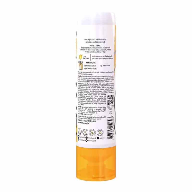 Kit Meu Liso Muito+Liso Shampoo + Condicionador + Máscara de Hidratação Salon Line