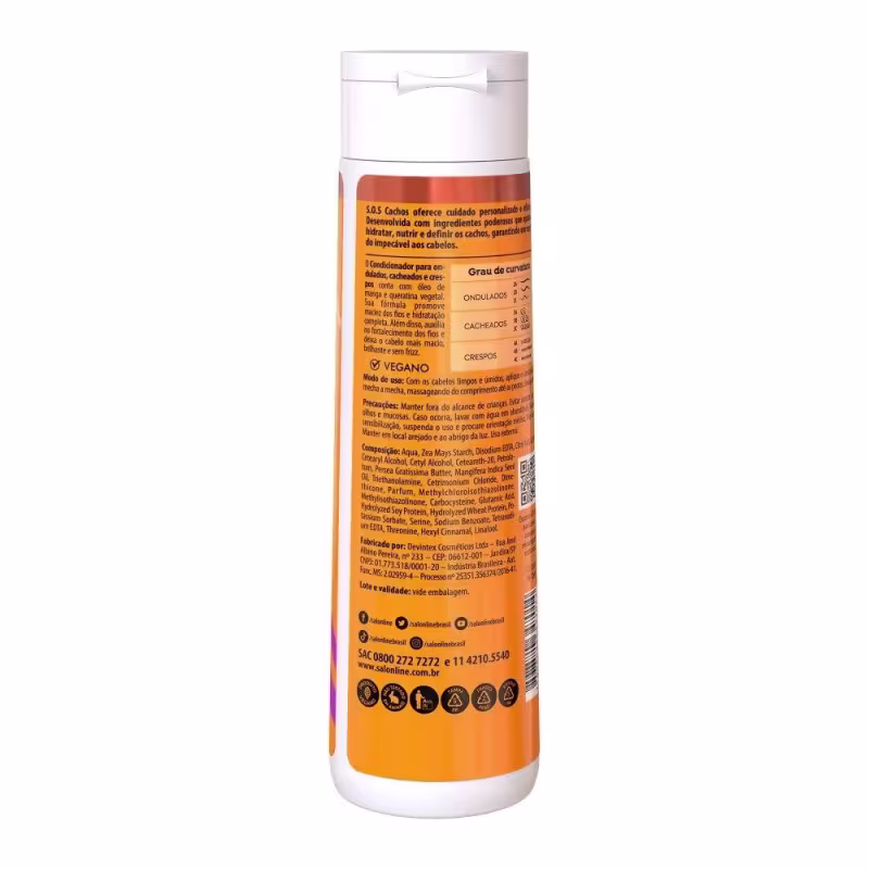 Kit SOS Cachos Óleo de Manga com Creme para Pentear