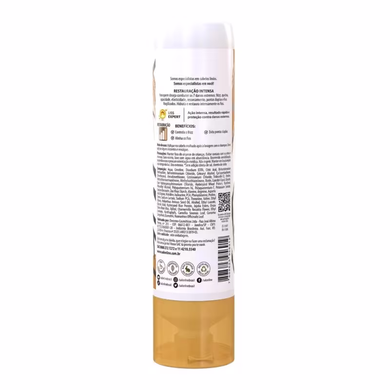 Tratamento Restauração Intensa Meu Liso 3 produtos Vegano Salon Line