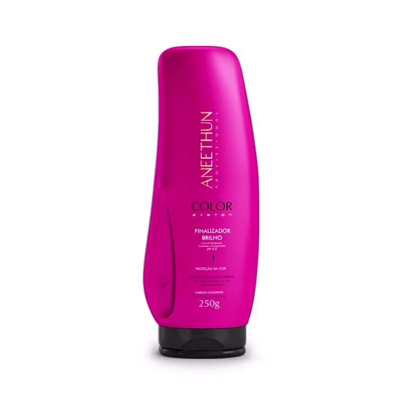 Kit Aneethun Color System - Shampoo 300ml (2Un) + Máscara 250g + Finalizador 250g