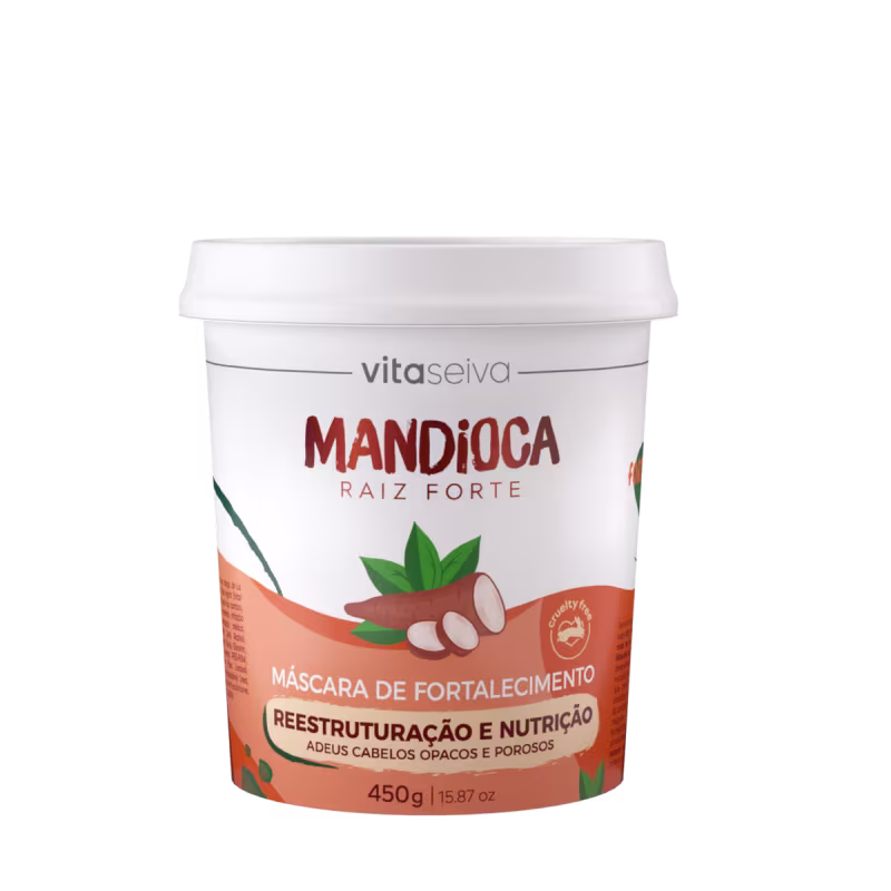 Máscara Vita Seiva Mandioca Raiz Forte 450g Fortalecimento