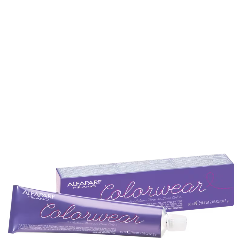 Alfaparf Color Wear 7.12 Loiro Médio Cinza Irisé - Tonalizante 60ml