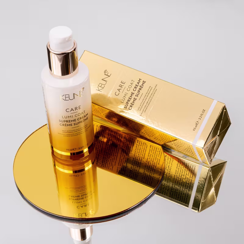 Kit Keune Care Satin Oil Shampoo Litro Máscara G e Lumi Coat Supreme Cream (3 produtos)