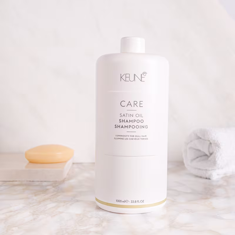 Kit Keune Care Satin Oil Shampoo Litro Máscara G e Lumi Coat Supreme Cream (3 produtos)