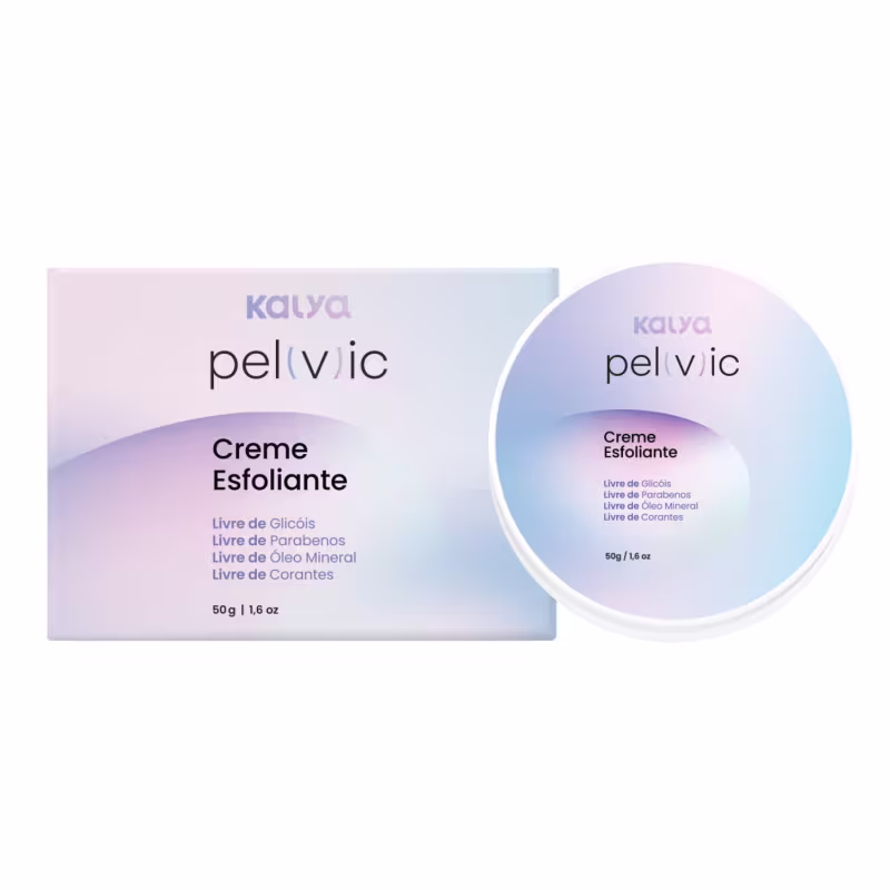 Creme Esfoliante Íntimo Kalya Pelvic, 50g.