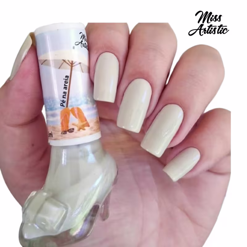 Miss Artistic Sapatinho Verão 40 Graus Pé na Areia - Esmalte Cremoso 6,5ml
