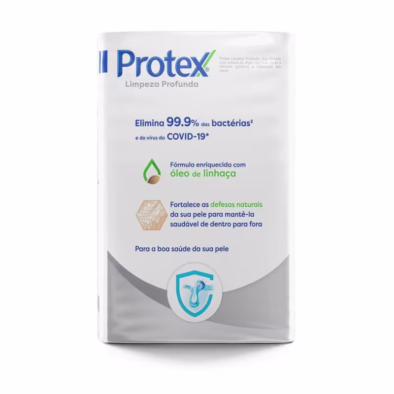 Sabonete em Barra Antibacteriano Protex Limpeza Profunda 8un de 85g Leve Mais Pague Menos