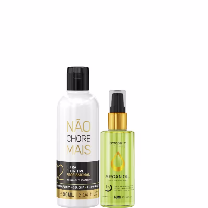 Borabella Não Chore Mais Step 2 - 90ml + Óleo de Argan 60ml