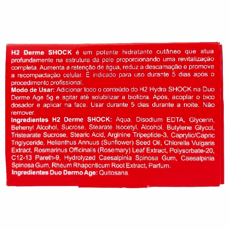 Cosmobeauty H2 Derme Shock 360 - Tratamento Hidratante Facial