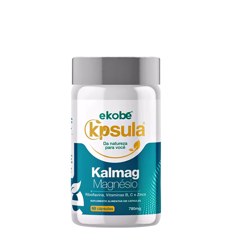Ekobé K'psula Kalmag Magnésio - Suplemento Vitamínico (60 Cápsulas)